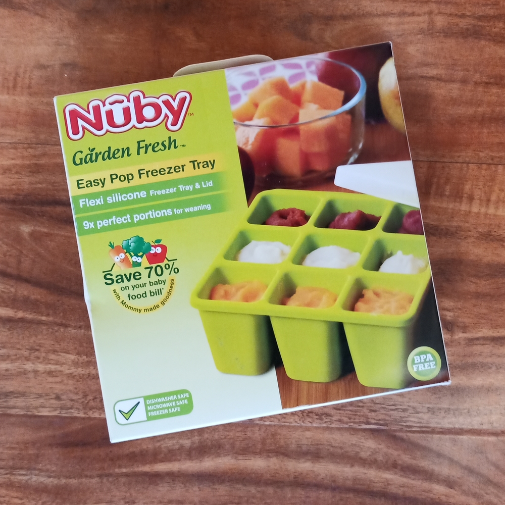 NWT Nûby Garden Fresh Easy Pop Freezer Tray